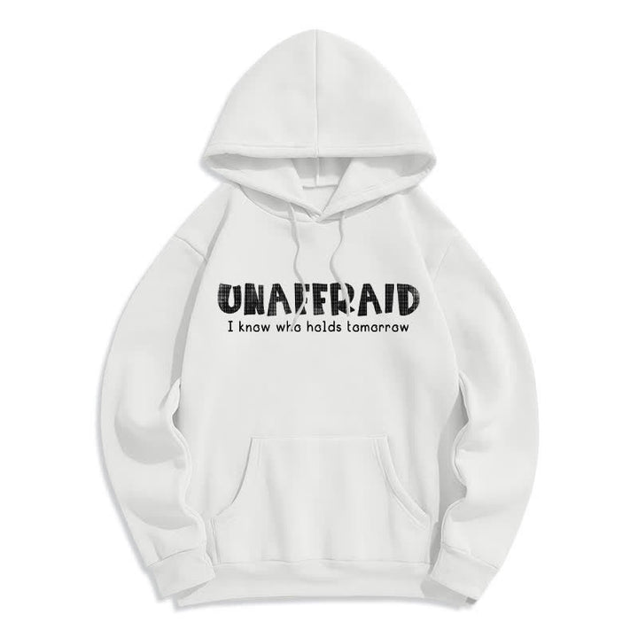 Christianartworkshop Keine Sorgen, Gott hat mich – Übergroßer roter Hoodie - image 5