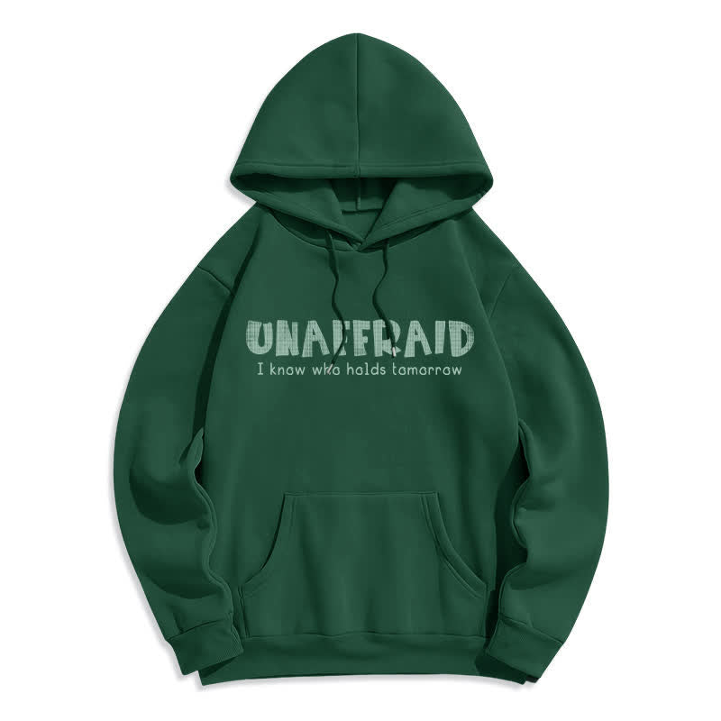 Christianartworkshop Keine Sorgen, Gott hat mich – Übergroßer roter Hoodie - image 14