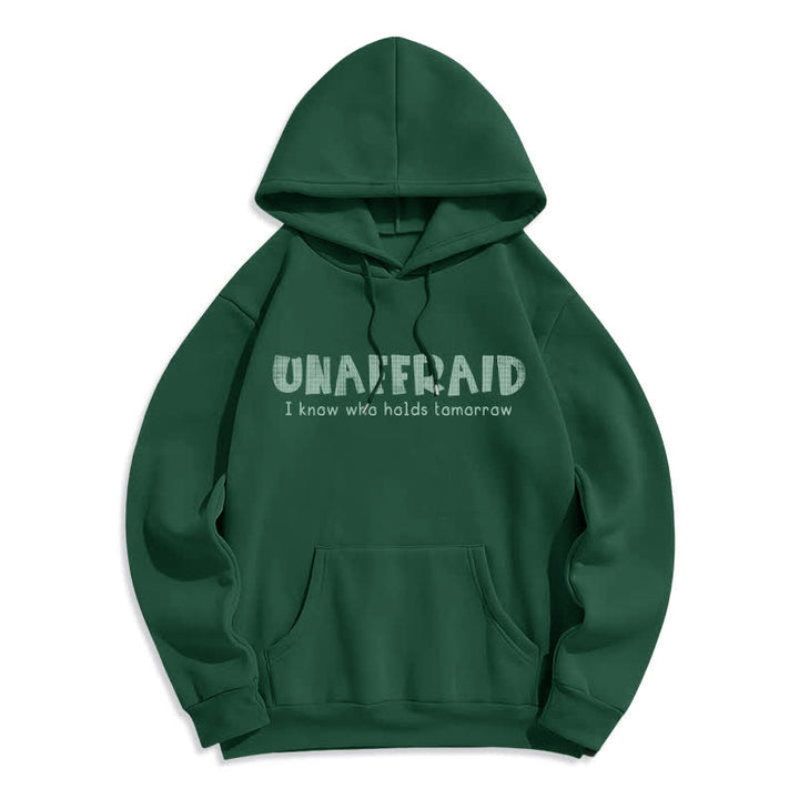 Christianartworkshop Keine Sorgen, Gott hat mich – Übergroßer roter Hoodie - image 14