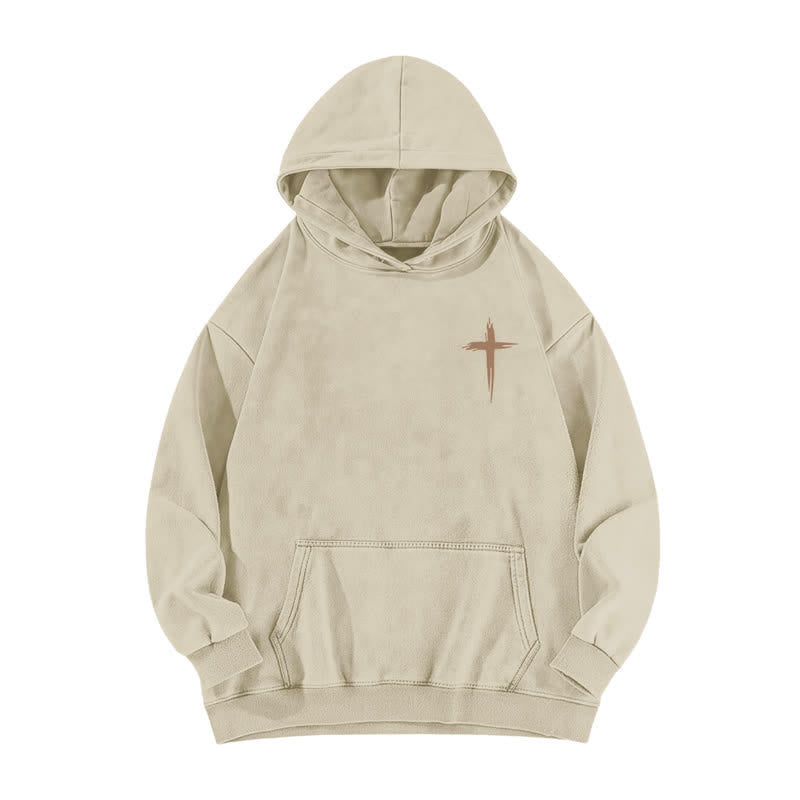 Christianartworkshop Der Herr ist meine Stärke – Gewaschener Hoodie - image 8