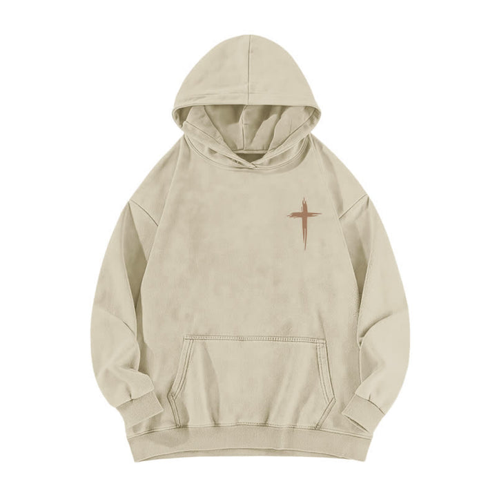 Christianartworkshop Der Herr ist meine Stärke – Gewaschener Hoodie - image 8
