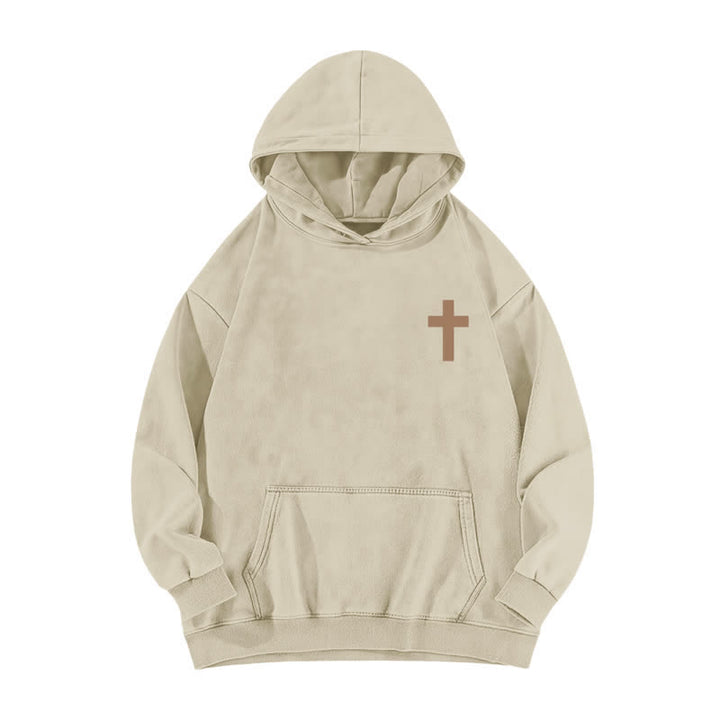 Christianartworkshop Der Herr ist auf meiner Seite – gewaschener Hoodie - image 2