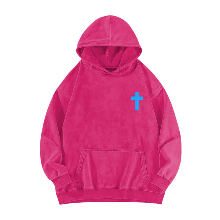 Christianartworkshop Der Herr ist auf meiner Seite – gewaschener Hoodie - image 17
