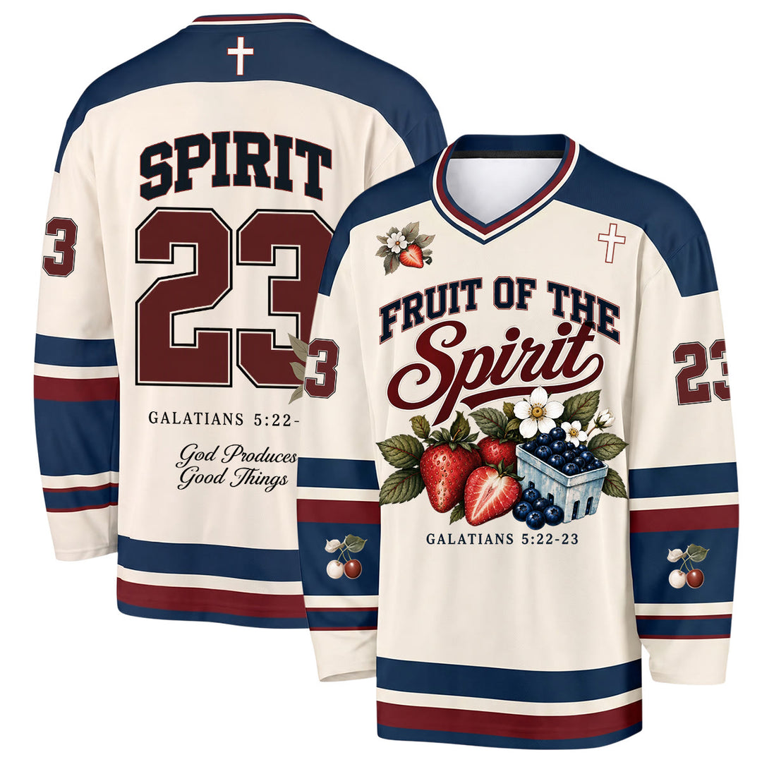 Christianartworkshop Frucht des Geistes Galater 5,22-23 Hockeytrikot - 5XL - image 0