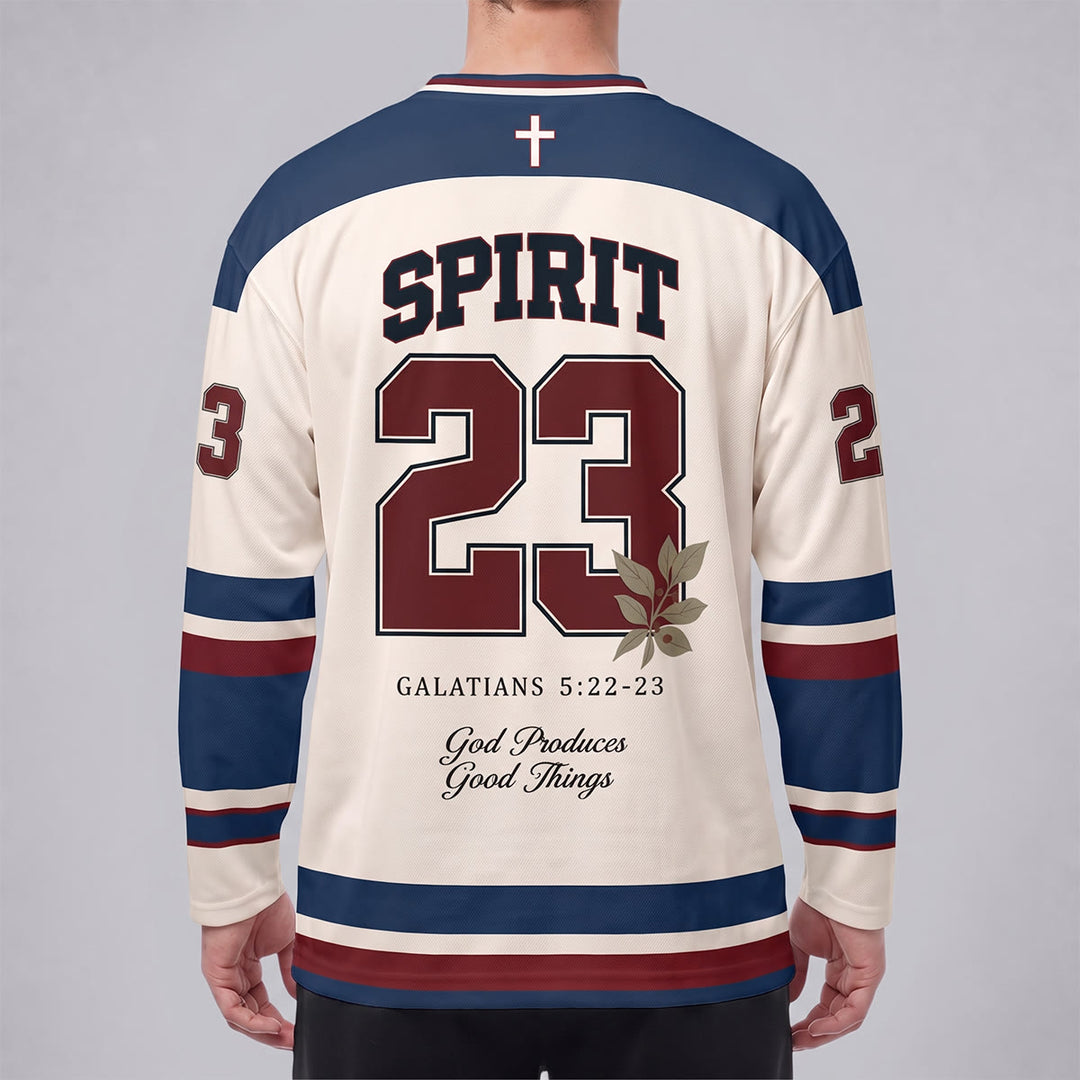 Christianartworkshop Frucht des Geistes Galater 5,22-23 Hockeytrikot - image 2
