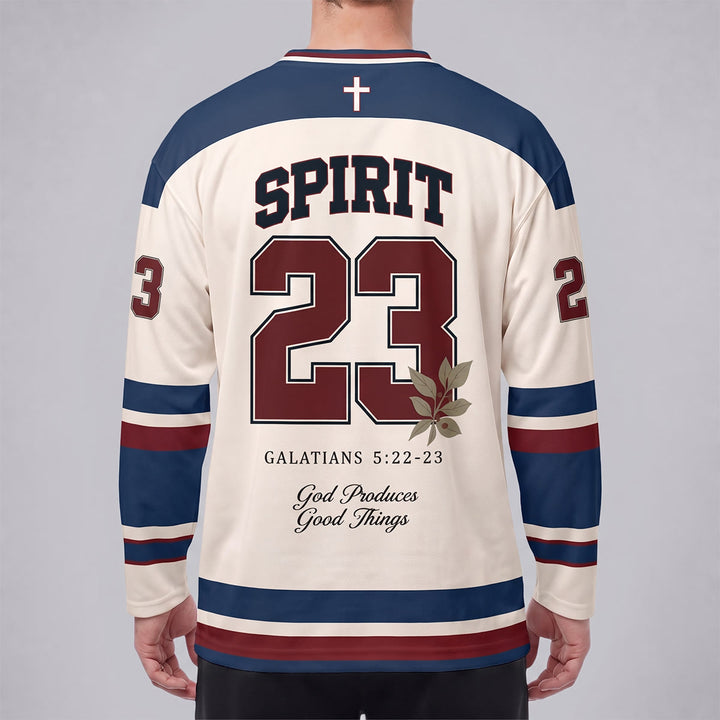 Christianartworkshop Frucht des Geistes Galater 5,22-23 Hockeytrikot - image 2