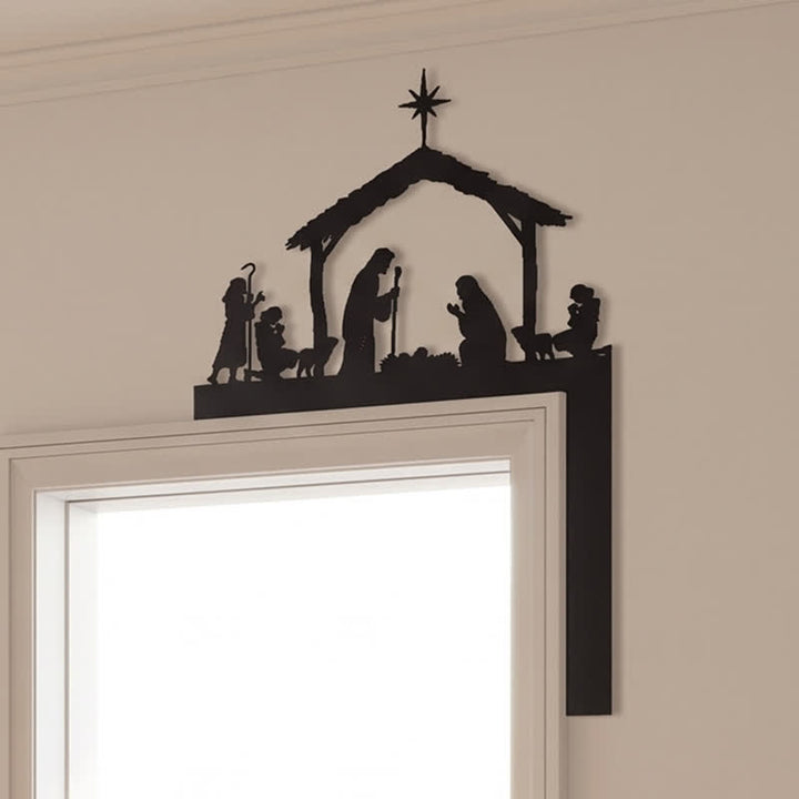 Christianartworkshop Silhouette der Heiligen Familie – Metallschild: Symbol der warmen, heiligen Gnade - image 1