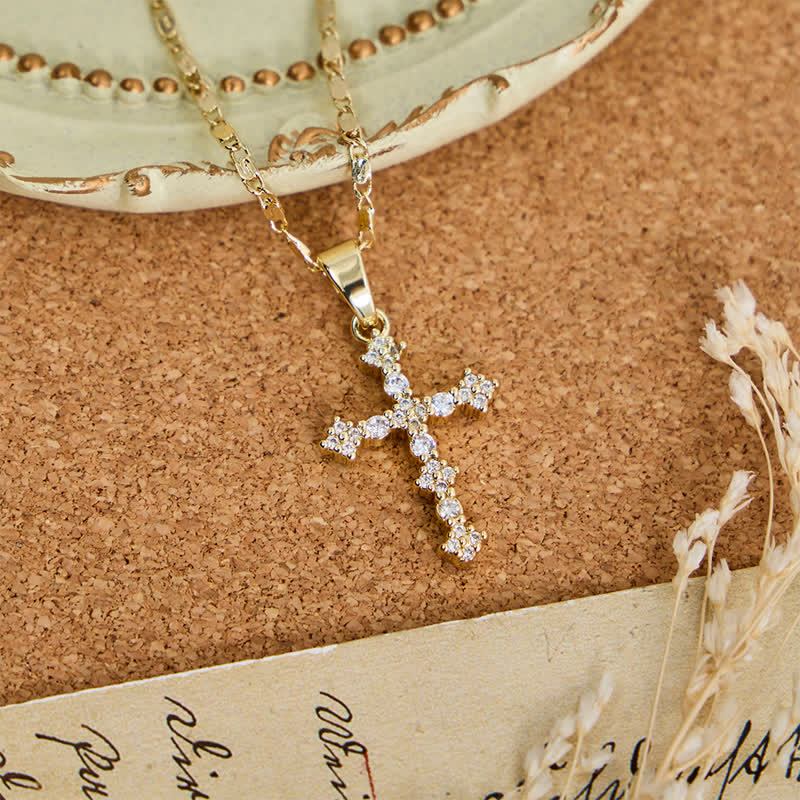 Christianartworkshop Schmale, mehrlagige Kupferkreuz-Halskette: Zeichen grenzenloser göttlicher Liebe - image 7