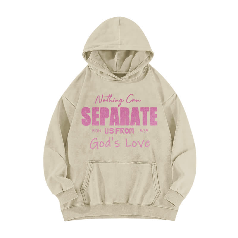 Christianartworkshop Nichts kann uns von Gottes Liebe trennen (gewaschener Hoodie) - Aprikose - 5XL - image 5