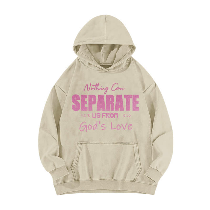 Christianartworkshop Nichts kann uns von Gottes Liebe trennen (gewaschener Hoodie) - Aprikose - 5XL - image 5