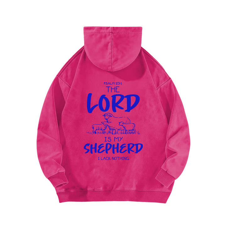 Christianartworkshop Psalm 23 Shepherd Fleece-Kapuzenpullover (gewaschen) - image 16