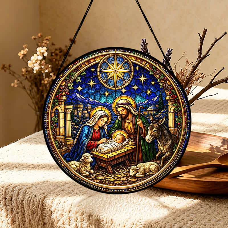 Christianartworkshop Stern von Bethlehem – Krippen-Glas-Sonnenfänger: Sinnbild der sanften göttlichen Verheißung - image 5