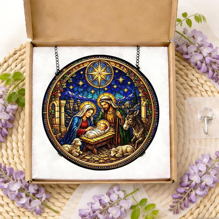 Christianartworkshop Stern von Bethlehem – Krippen-Glas-Sonnenfänger: Sinnbild der sanften göttlichen Verheißung - image 11
