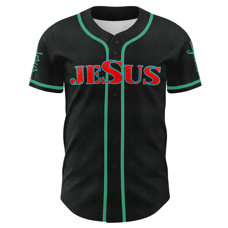 Christianartworkshop Jesus Kreuz Nagel und Dornenkrone Baseballtrikot - image 50