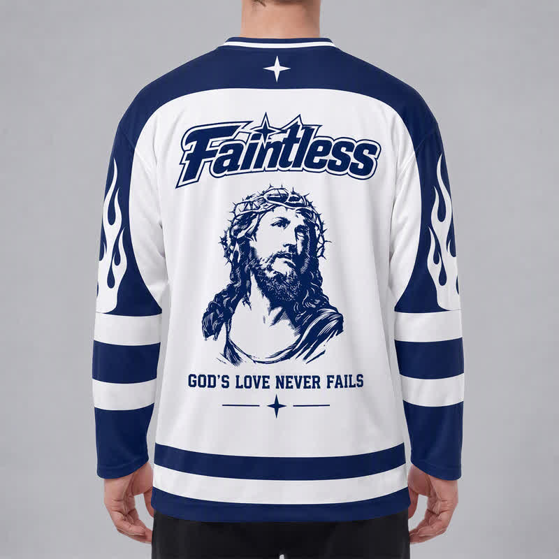 Christianartworkshop Virgin Mary Streetwear Langarm-Hockeytrikot - image 4