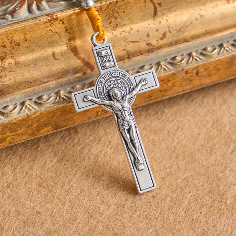 Christianartworkshop Rosenkranz „Himmlischer Wächter“ mit Kruzifix: Zeichen beständiger Führung - image 4