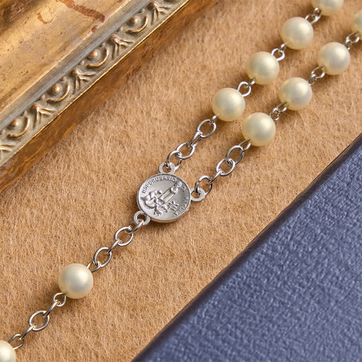 Christianartworkshop Rosenkranz Unserer Lieben Frau von Fatima mit Rosenkreuz: Zeichen der heiligen Gnade - image 2