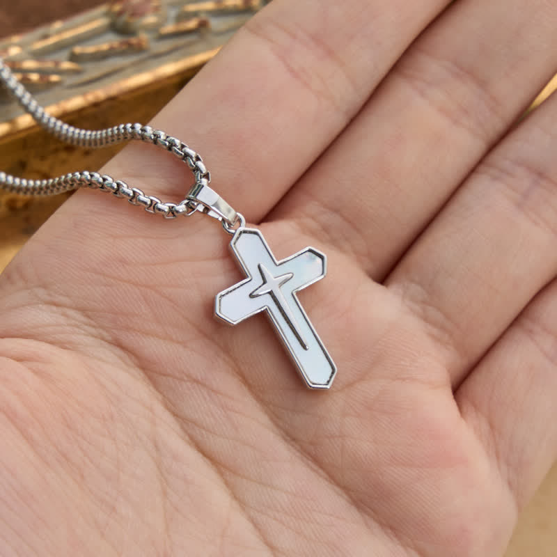 Christianartworkshop Fein poliertes Kupferkreuz mit Muscheleinlage: Zeichen beständigen himmlischen Schutzes - image 6