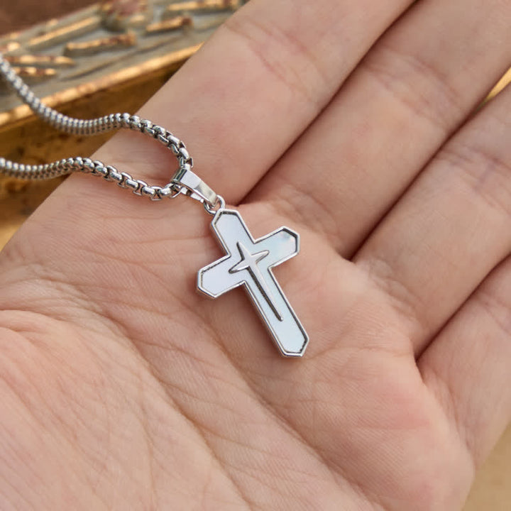 Christianartworkshop Fein poliertes Kupferkreuz mit Muscheleinlage: Zeichen beständigen himmlischen Schutzes - image 6