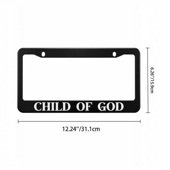 Christianartworkshop Aussagekräftiger Autorahmen „Kind Gottes“: Symbol stiller himmlischer Begleitung - image 9