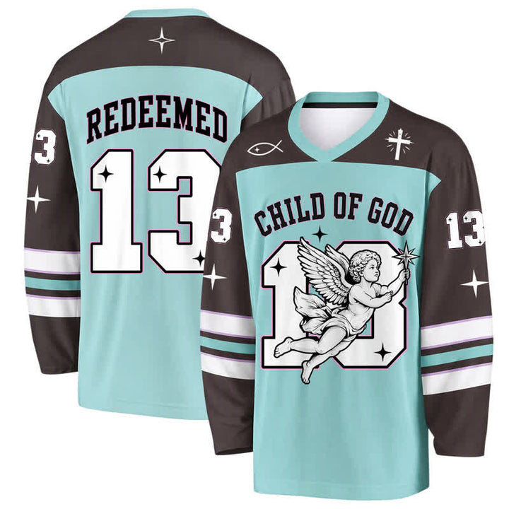 Christianartworkshop Child Of God Angel 13 Langarm-Hockeytrikot - 5XL - image 0