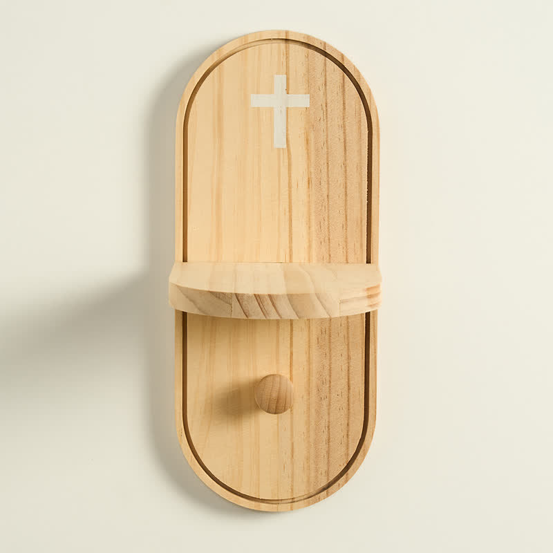 Christianartworkshop Gebetsaltar aus Holz mit aufgedrucktem Kreuz: Träger zeitlosen heiligen Segens - Kreuzen - image 0