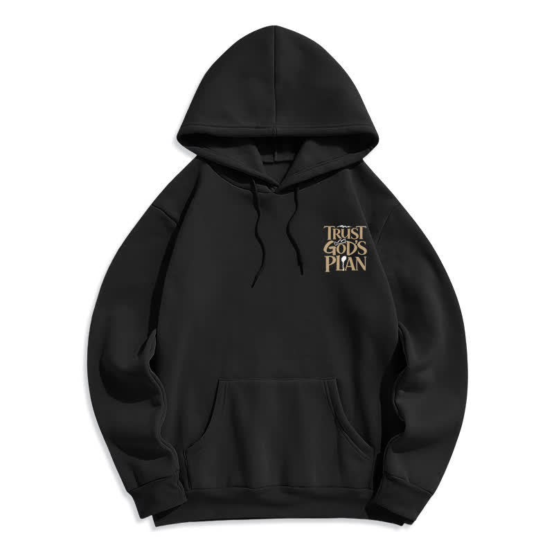 Christianartworkshop Vertraue Gottes Plan – Brauner Streetwear-Pullover-Hoodie - image 8