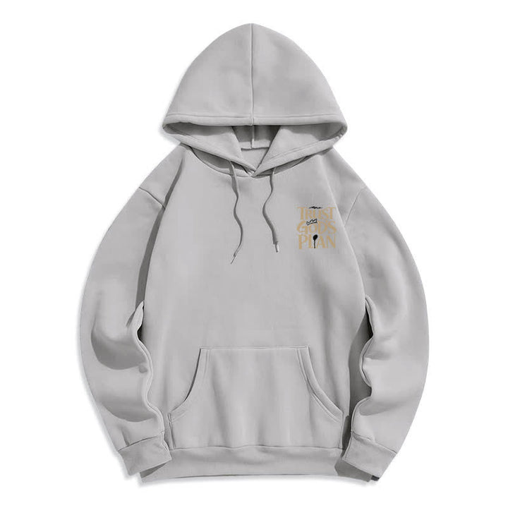 Christianartworkshop Vertraue Gottes Plan – Brauner Streetwear-Pullover-Hoodie - image 11