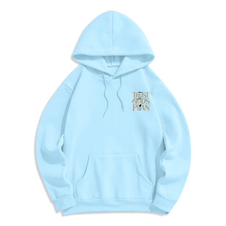 Christianartworkshop Vertraue Gottes Plan – Brauner Streetwear-Pullover-Hoodie - image 20