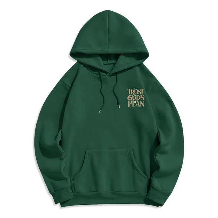 Christianartworkshop Vertraue Gottes Plan – Brauner Streetwear-Pullover-Hoodie - image 23