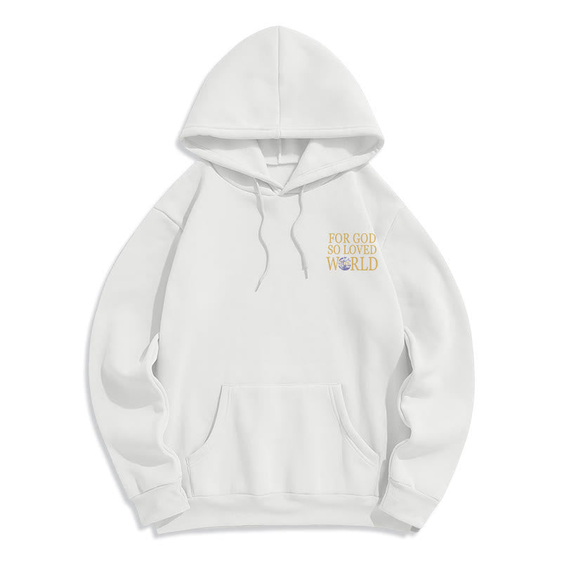Christianartworkshop Denn so sehr hat Gott die Welt geliebt – Fleece-Hoodie mit Erdmotiv - image 8