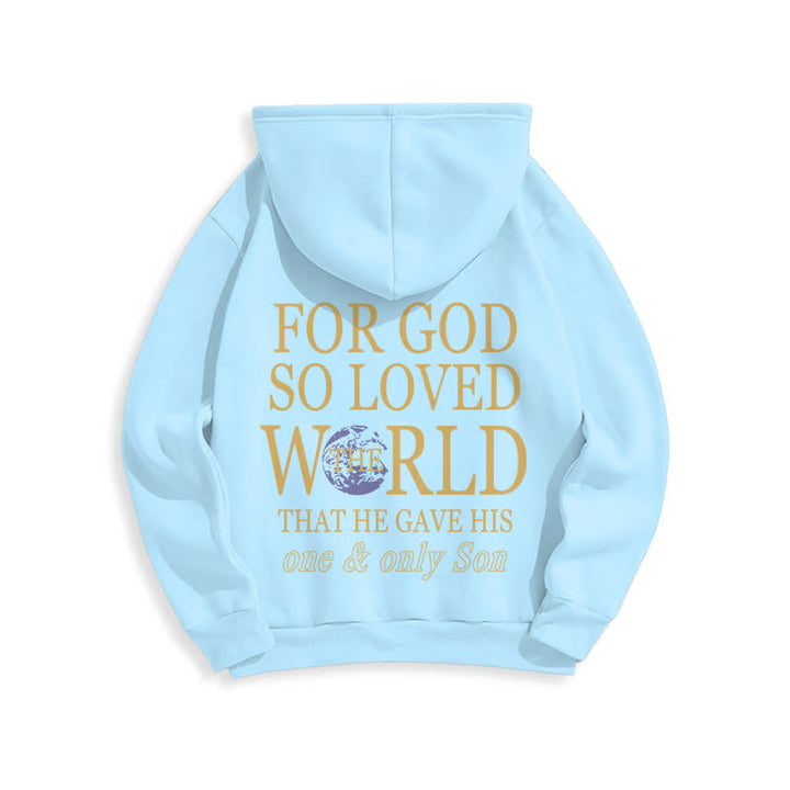 Christianartworkshop Denn so sehr hat Gott die Welt geliebt – Fleece-Hoodie mit Erdmotiv - image 19