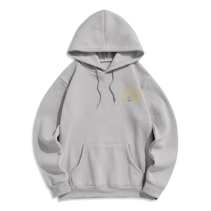 Christianartworkshop Denn so sehr hat Gott die Welt geliebt – Fleece-Hoodie mit Erdmotiv - image 17