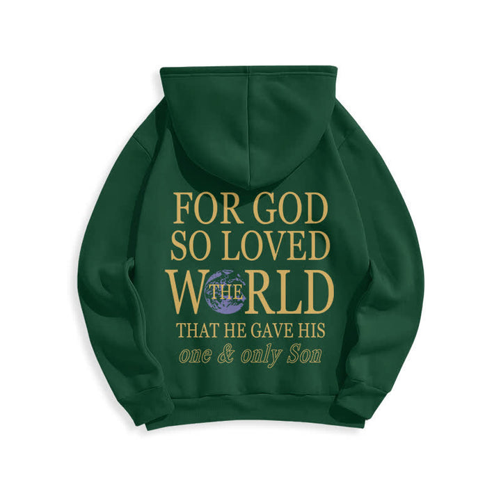 Christianartworkshop Denn so sehr hat Gott die Welt geliebt – Fleece-Hoodie mit Erdmotiv - image 22