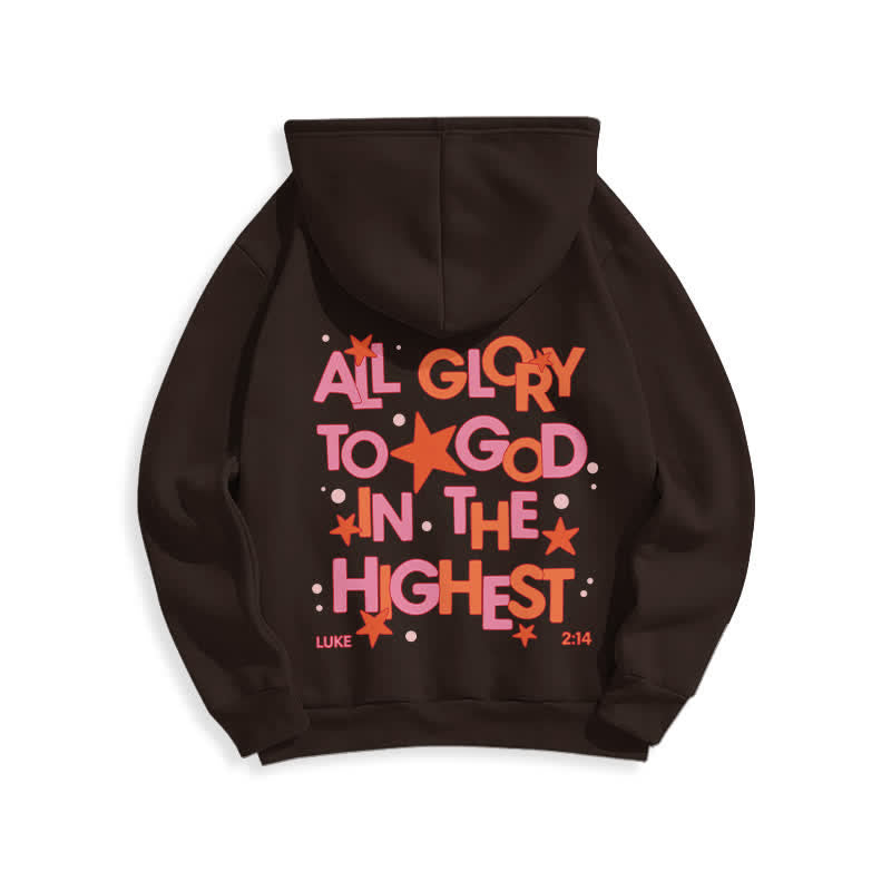 Christianartworkshop Hallelujah Crowned Stars Fleece-Pullover-Hoodie - image 13