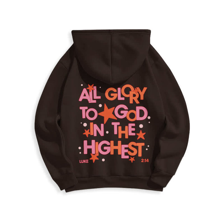 Christianartworkshop Hallelujah Crowned Stars Fleece-Pullover-Hoodie - image 13