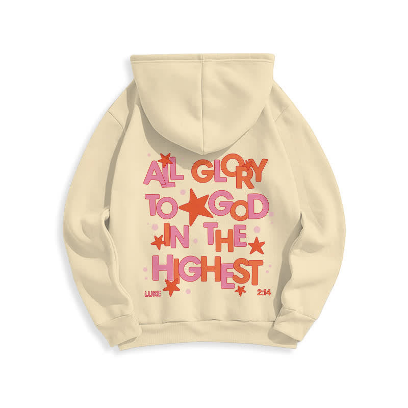Christianartworkshop Hallelujah Crowned Stars Fleece-Pullover-Hoodie - image 19