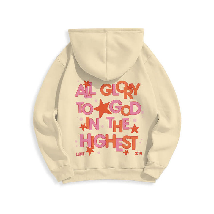 Christianartworkshop Hallelujah Crowned Stars Fleece-Pullover-Hoodie - image 19
