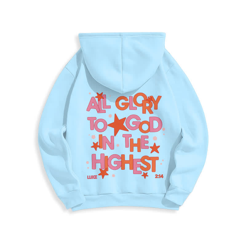 Christianartworkshop Hallelujah Crowned Stars Fleece-Pullover-Hoodie - image 22