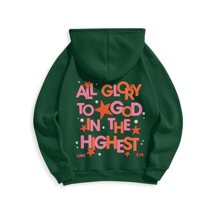 Christianartworkshop Hallelujah Crowned Stars Fleece-Pullover-Hoodie - image 16