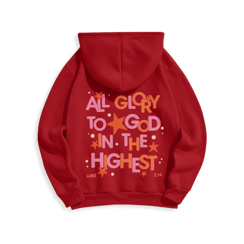 Christianartworkshop Hallelujah Crowned Stars Fleece-Pullover-Hoodie - image 10