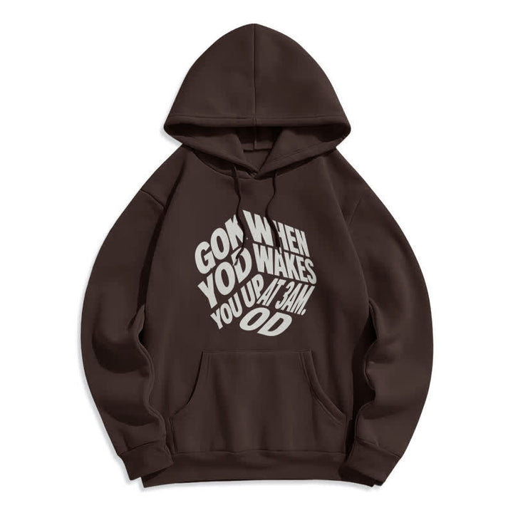 Christianartworkshop Child Of God Graffiti Fleecegefütterter Pullover-Hoodie - Braun - 2XL - image 0