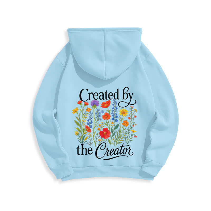 Christianartworkshop Pullover-Hoodie mit floralem Rückenprint von Created By The Creator - image 4