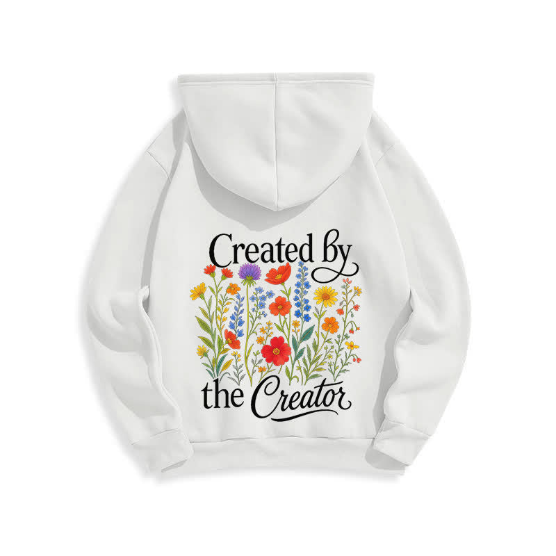 Christianartworkshop Pullover-Hoodie mit floralem Rückenprint von Created By The Creator - image 1