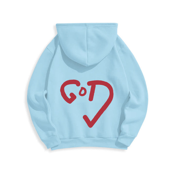 Christianartworkshop Kapuzenpullover mit Graffiti-Motiv und Fleece-Futter, Aufdruck „Glaube, Rotes Kreuz“, gefüttert - image 19