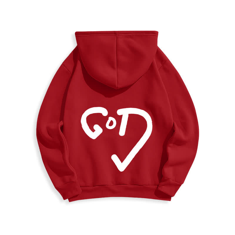 Christianartworkshop Kapuzenpullover mit Graffiti-Motiv und Fleece-Futter, Aufdruck „Glaube, Rotes Kreuz“, gefüttert - image 16