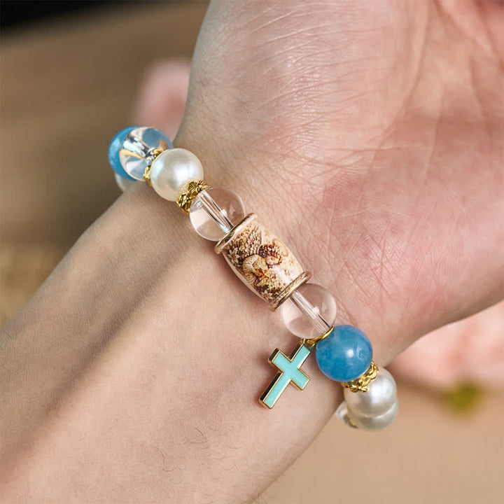 Christianartworkshop Armband mit Anhängern aus einer Legierung und einem Heiligen-Ikonen-Motiv: Träger erhebender heiliger Gelassenheit - image 17