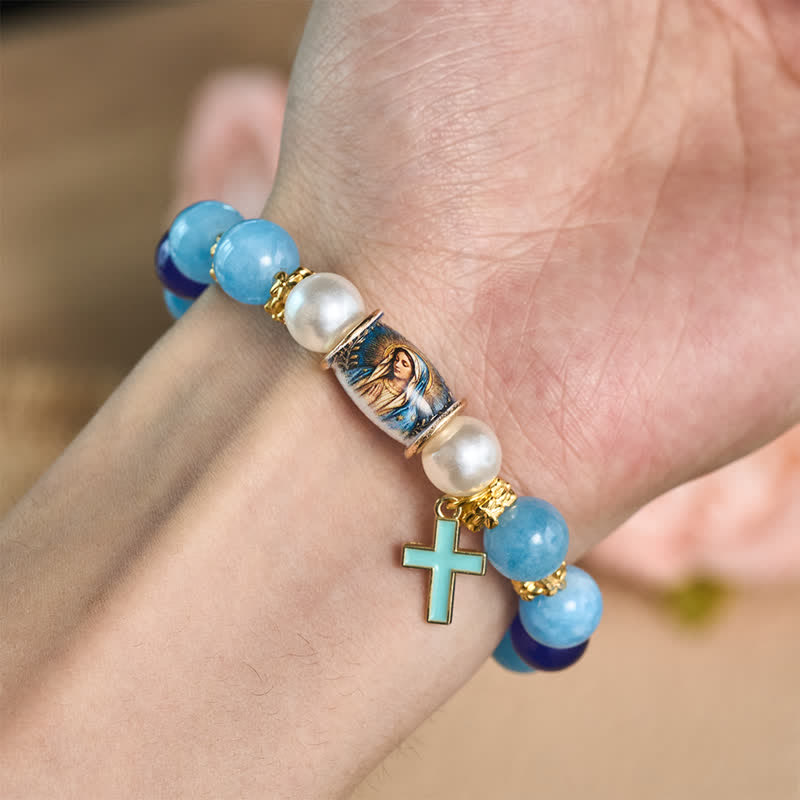 Christianartworkshop Armband mit Anhängern aus einer Legierung und einem Heiligen-Ikonen-Motiv: Träger erhebender heiliger Gelassenheit - image 7
