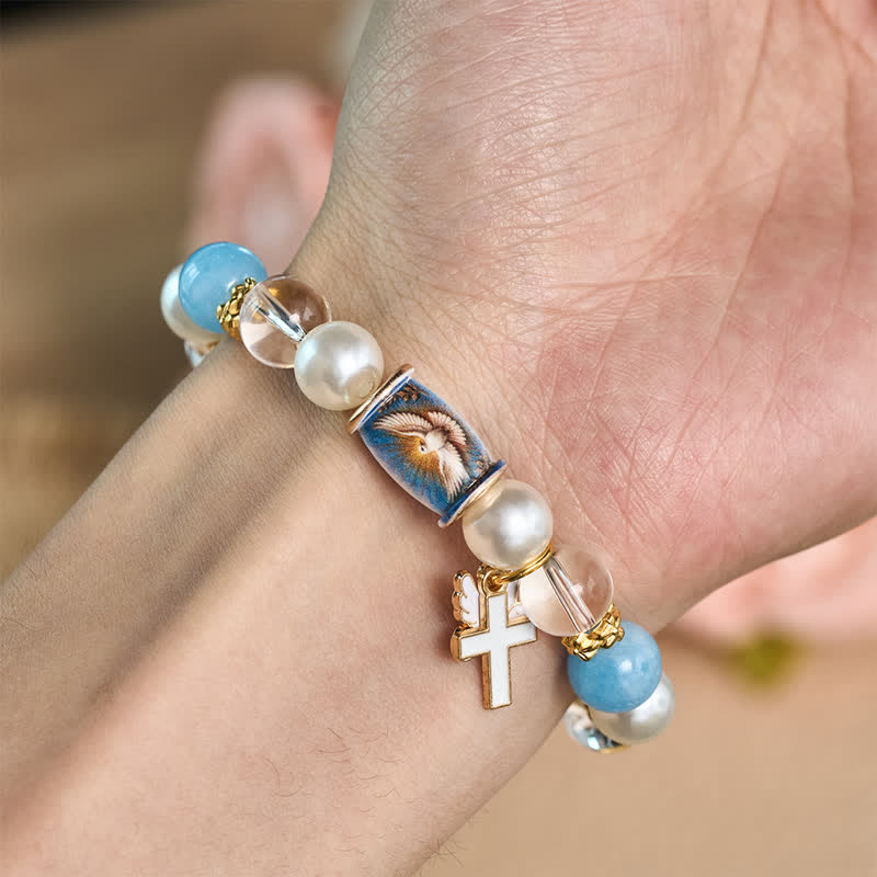 Christianartworkshop Armband mit Anhängern aus einer Legierung und einem Heiligen-Ikonen-Motiv: Träger erhebender heiliger Gelassenheit - image 12