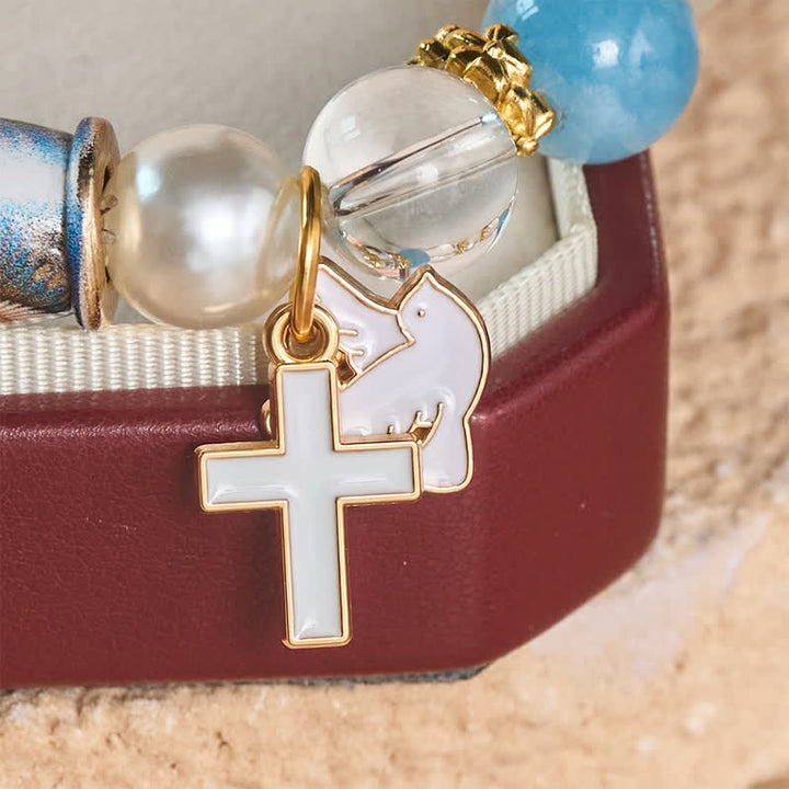 Christianartworkshop Armband mit Anhängern aus einer Legierung und einem Heiligen-Ikonen-Motiv: Träger erhebender heiliger Gelassenheit - image 15